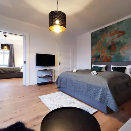 Apartment Bohnapartments Ega Stadtblick - Garten - Wlan - Naehe Theater Ega Und Messe Erfurt