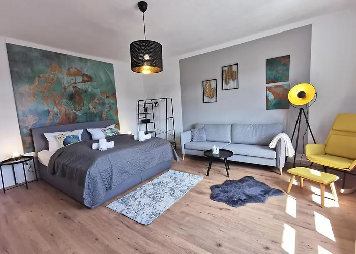 Appartement Bohnapartments Ega Stadtblick - Garten - Wlan - Naehe Theater Ega Und Messe Erfurt